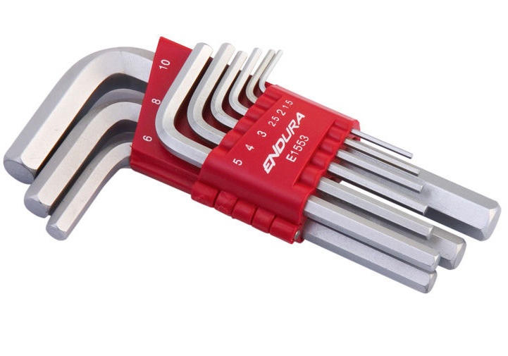 1.5-10mm Bộ lục giác 9 chi tiết Endura E1553 1.5-10mm Bộ lục giác 9 chi tiết Endura E1553