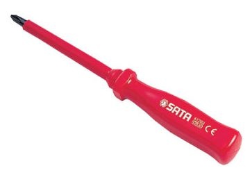 #2 Tuốc nơ vít bake cách điện 1000V Sata 61-203 (61203) #2 Tuốc nơ vít bake cách điện 1000V Sata 61-203 (61203)